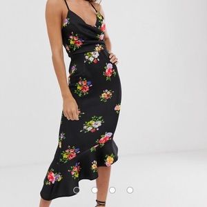 Midi floral dress